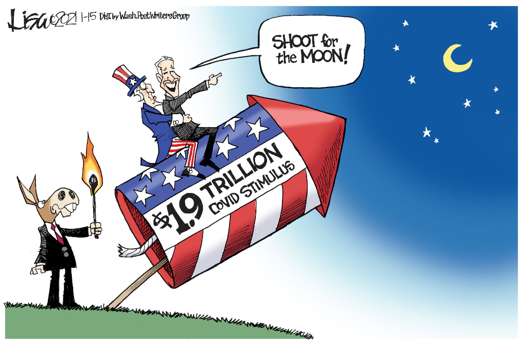 The latest editorial cartoon